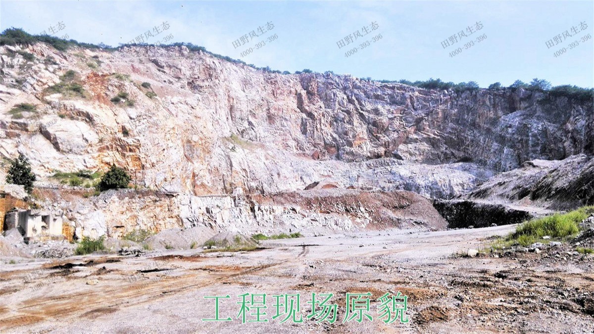 陽山白云巖礦護坡復綠尾礦工程 陽山白云巖礦護坡復綠尾礦工程
